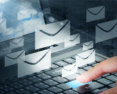 emailing and telephoning business